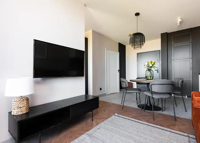 Apartmán Flatbook - Center Chlebova With Gym Gdaňsk