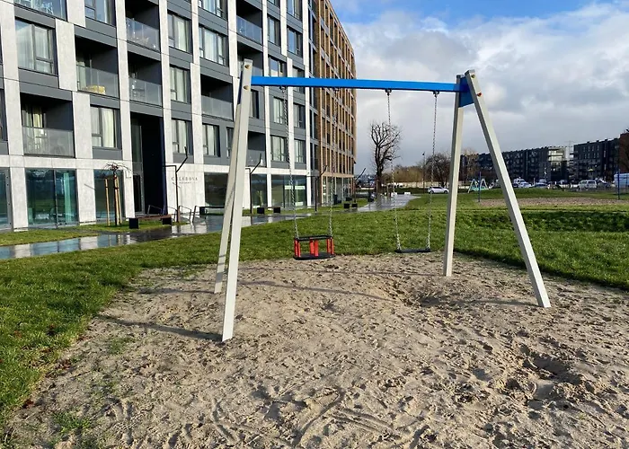 Apartmán Flatbook - Center Chlebova With Gym Gdaňsk